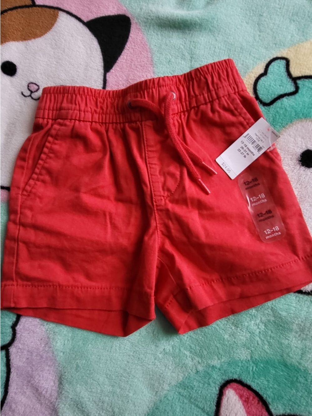 Gymboree Red Drawstring Kids Shorts